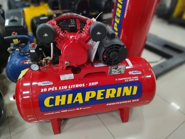 Compressor de 110L Chiaperini 140 libras 10pes Motor 2c Wag - Chiaperini - Foto 2