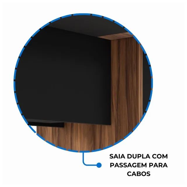 Mesa Para Reunião Executiva Ampla Com Caixa De Tomadas Acabamento Sofisticado 22012 - Foto 5