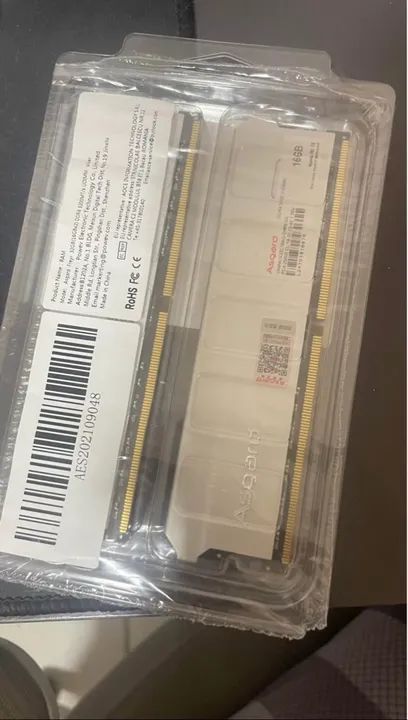 Kit memória Asgard 2x16 (32gb) 3200mhz NOVAS - Foto 2