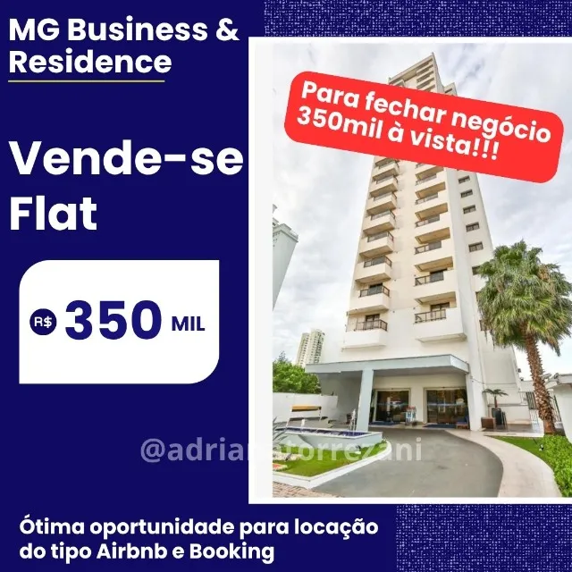 FLAT PRÓXIMO AO SHOPPING PANTANAL MG RESIDENCE