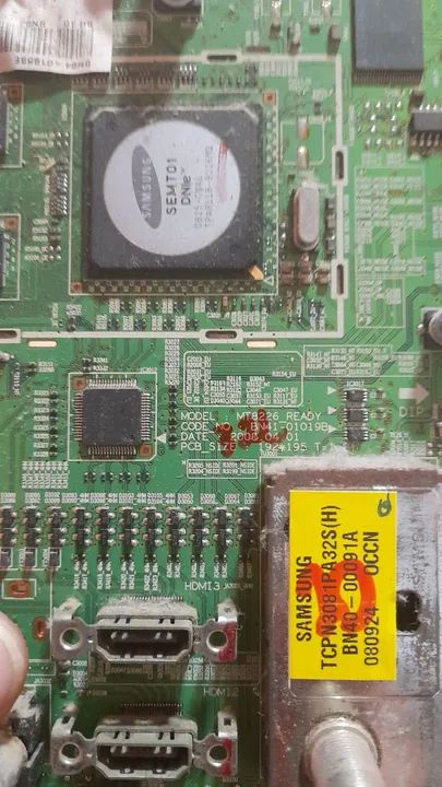 Placa principal samsung PL50A610T1R completa,fonte,Zsub,cabos - Foto 6