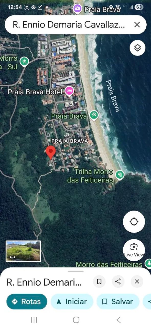 Vendo lote na Praia Brava , com escritura pública,  vista mar - Foto 2