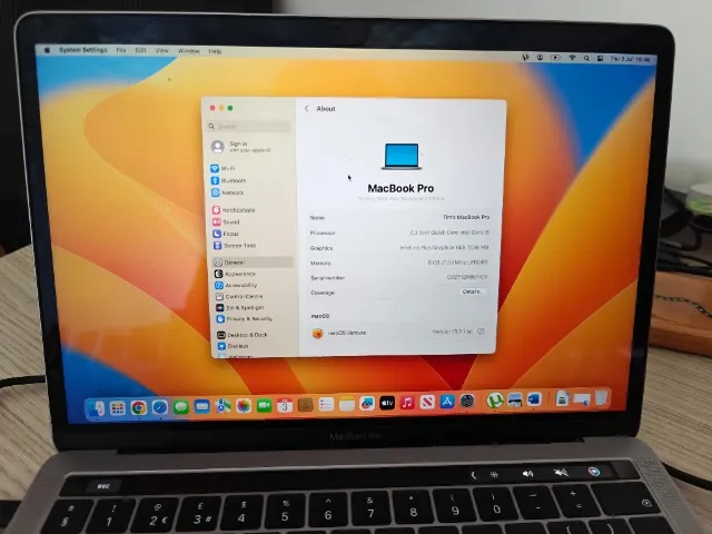 macbook pro 13 2018