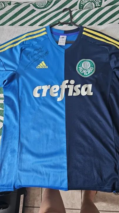 Camiseta de goleiro do Palmeiras  - 2015 AUTOGRAFADA