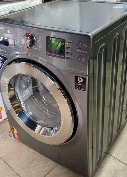 LAVA e SECA, Samsung 10.1kg Inox Grafite Com Garantia Instalamos e Entregamos* Grátis  - Foto 3