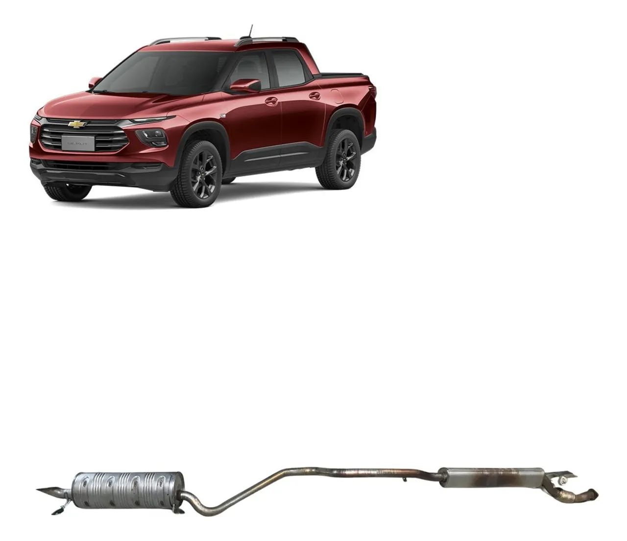Escapamento Completo Chevrolet Montana 2023 2024 2025
