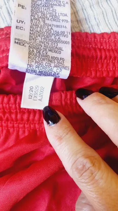 Short de Futebol Adidas Vermelho - Foto 3