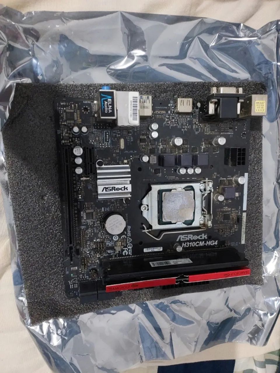 I5 9400f + 2x8GB RAM 2666Mhz + SSD 120GB