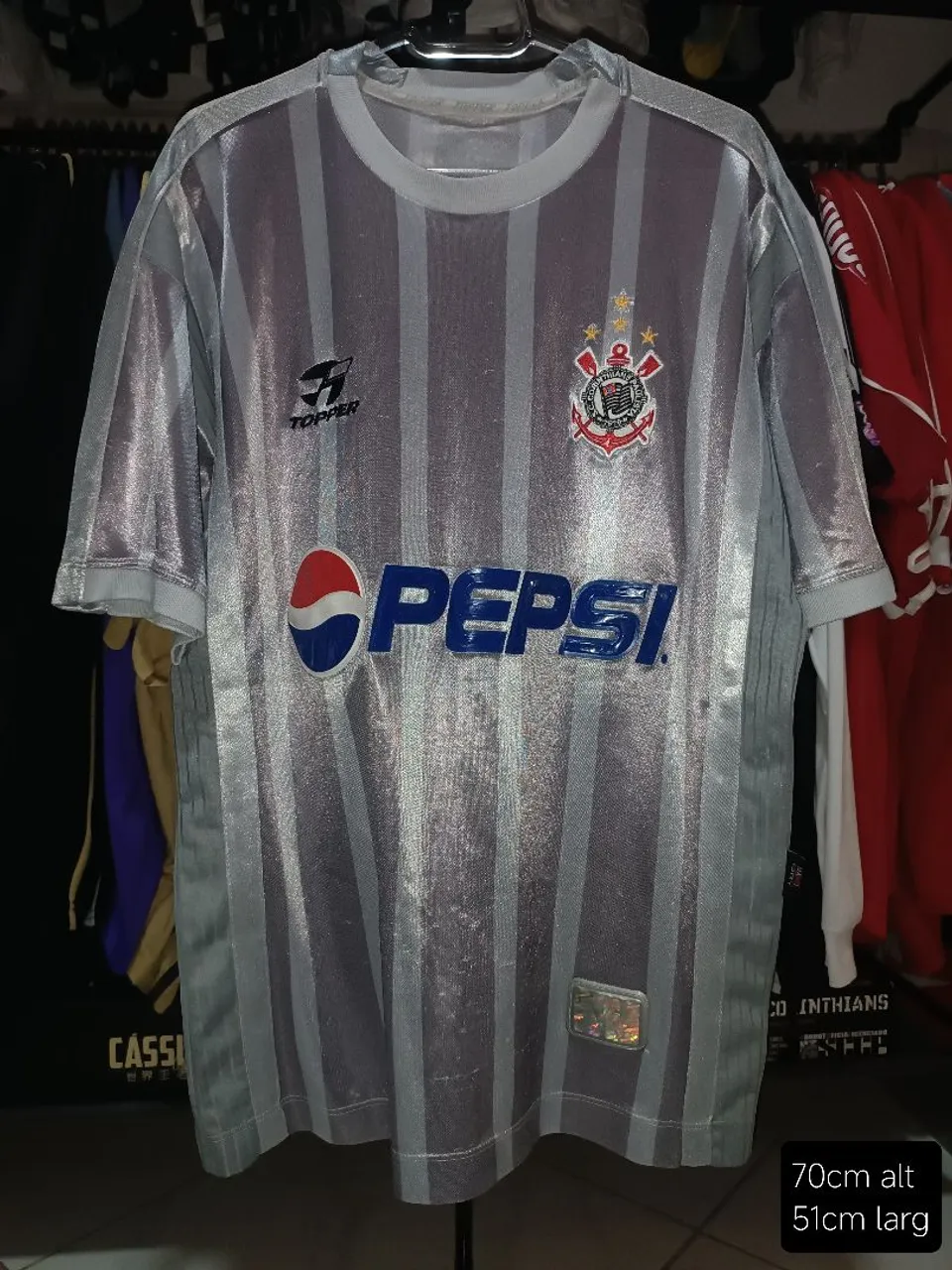 Camisa Corinthians Jubileu Prata 