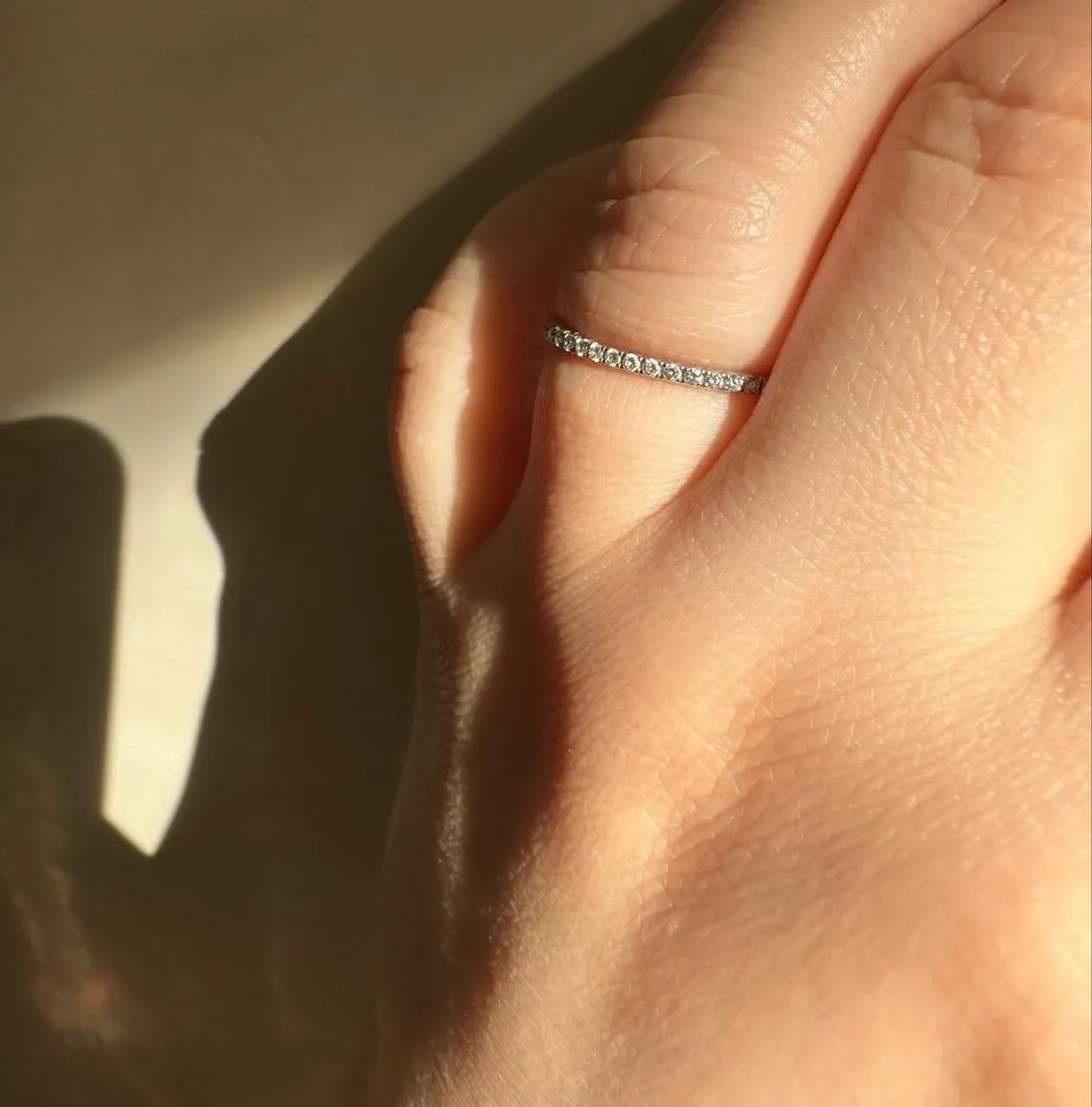 Anel, aliança Tiffany & Co. Full Eternity Ring Original