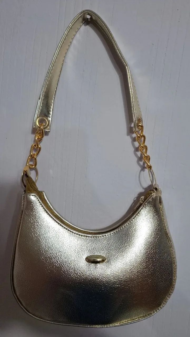 Bolsa Ombro Dourada  - Foto 2