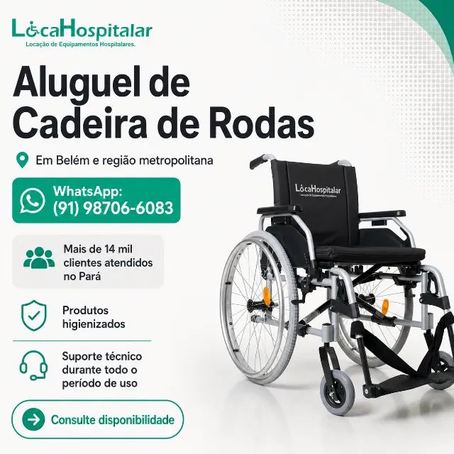 Cadeira de Rodas - Aluguel