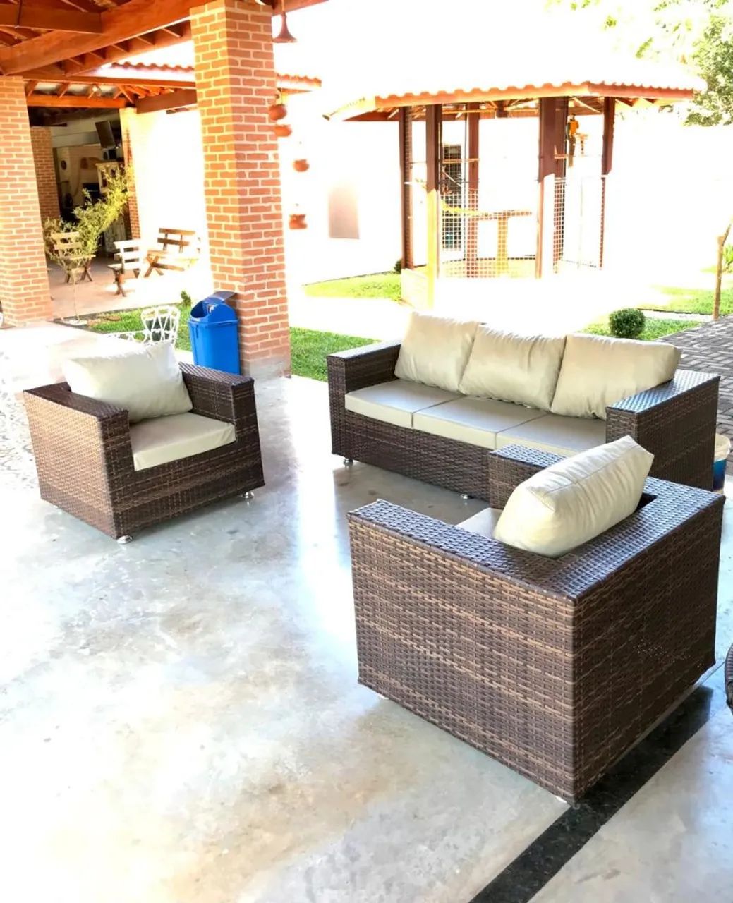 Conjunto de sofá com 5 Lugares 