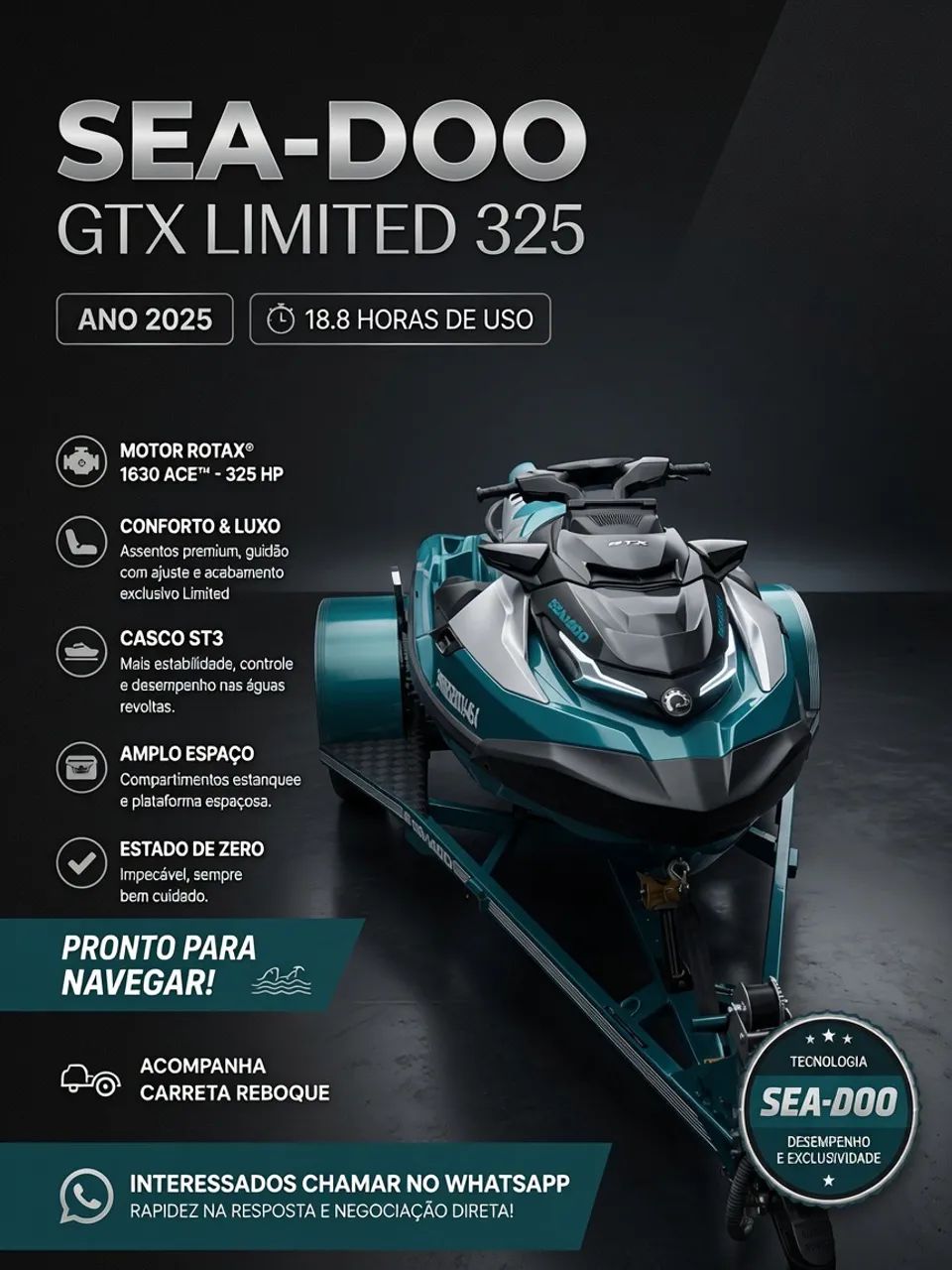 Seadoo GTX 325 limited 