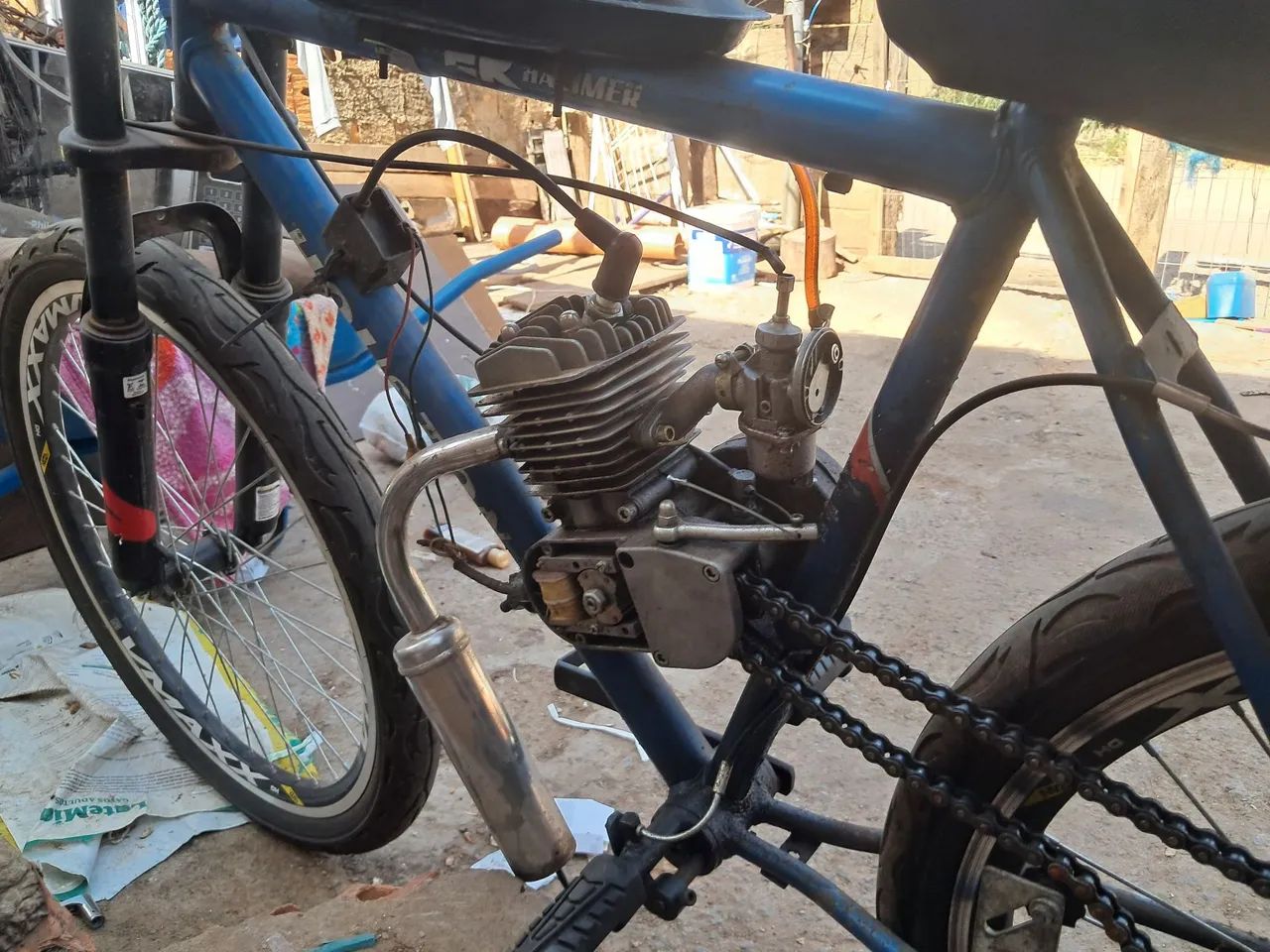 Vendo bi bicicleta motorizada ou faço troca - Foto 3