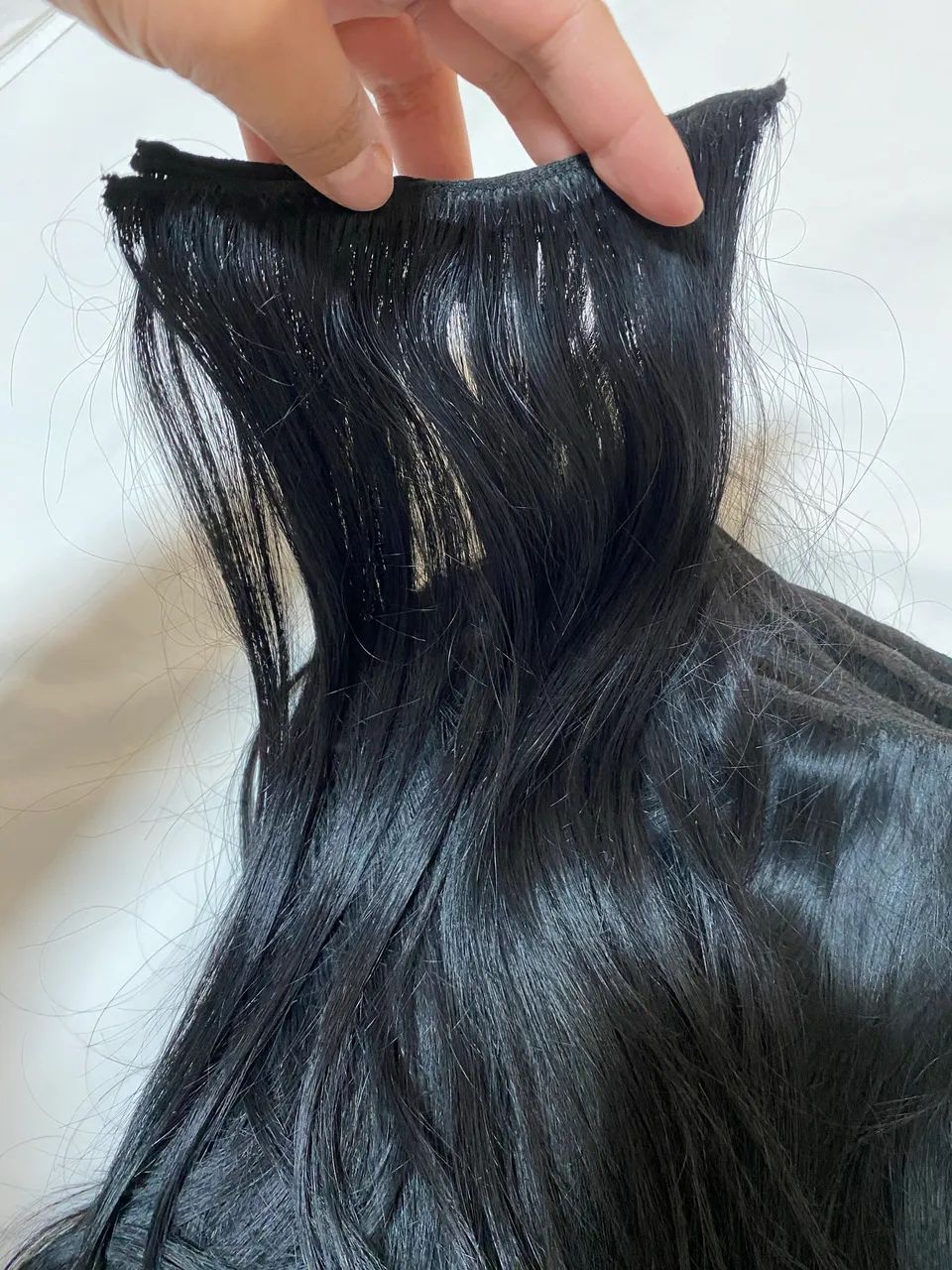Aplique de cabelo humano 57cm 245g - Foto 3