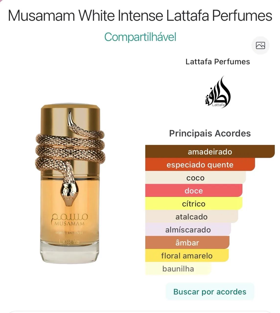 Perfume Lattafa Musamam White Intense - Foto 5
