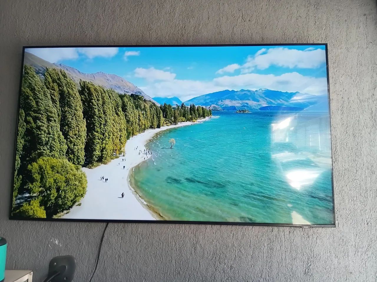 TV 75 POLEGADAS SAMSUNG SMART 4K BORDA INFINITA detalhe mínimo na imagem  - Foto 4