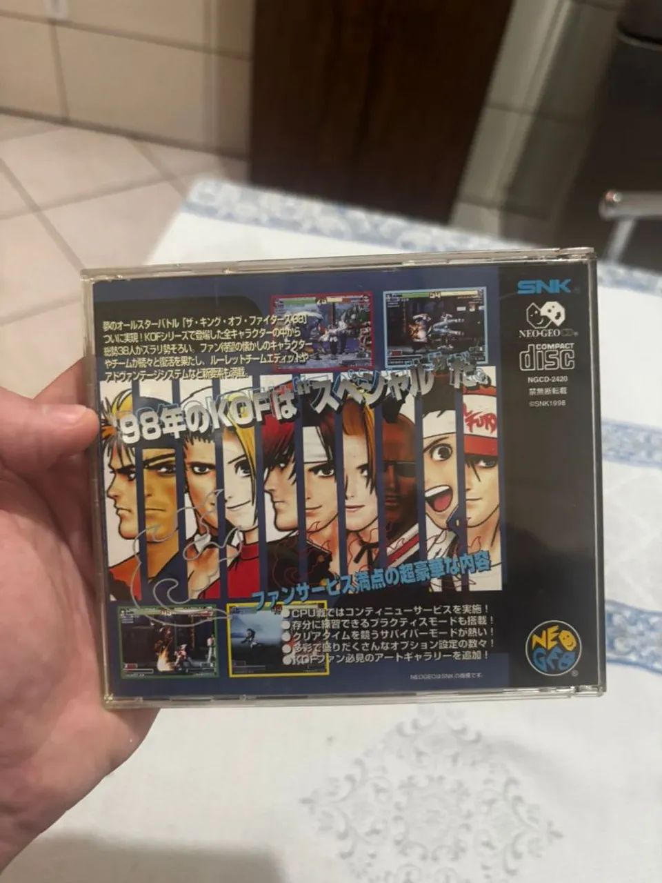 The King of Fighters 98 Neo Geo CD - Jogos de Vídeo Game - Jardim