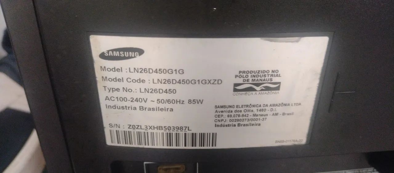 Tv Samsung 26 com defeito  - Foto 2