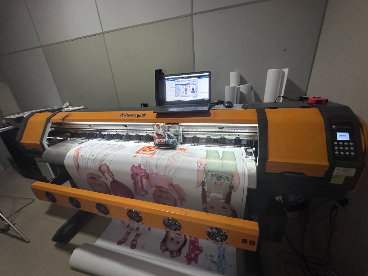 Plotter de Impressão Bannerjet 2 cabeças DX6 - Foto 2