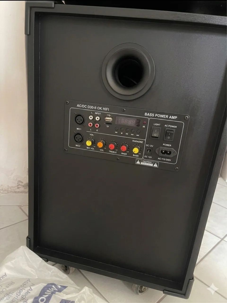 Caixa amplificada com boca de 15 com Bluetooth  - Foto 4