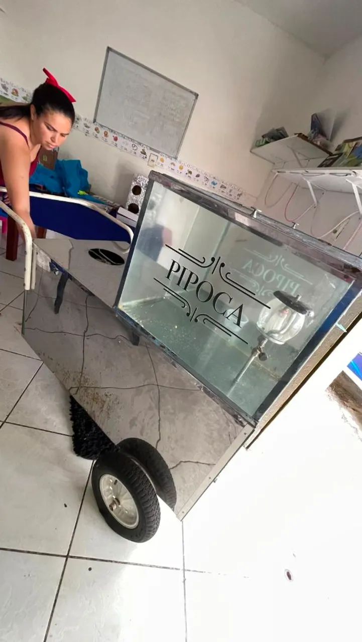 Carrinho de pipoca novo  - Foto 2