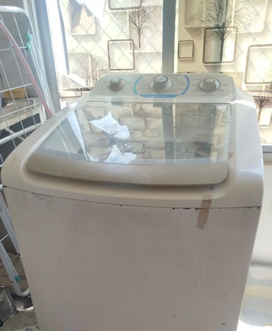Máquina de lavar usada funciona, mas tem defeito  - Foto 4