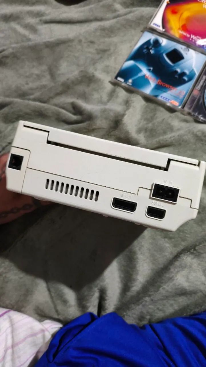 Dreamcast funcionando, 2 controles e jogos originais  - Foto 2