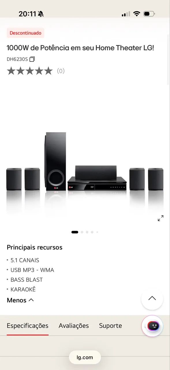 Home Theater LG - Foto 4