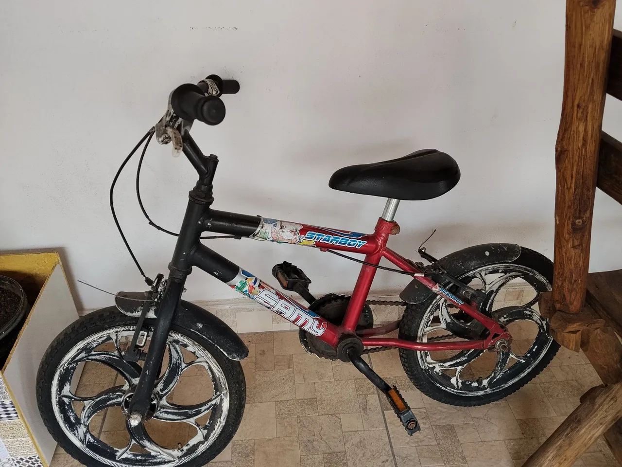 Bicicleta infantil.