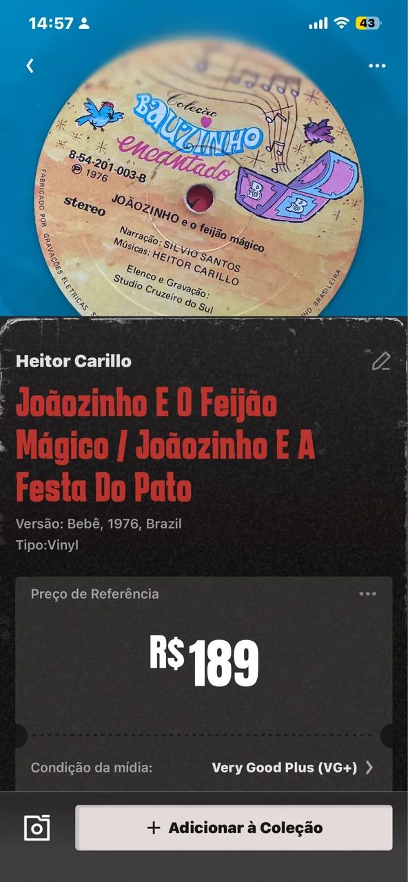 Vinil antigo  - Foto 3