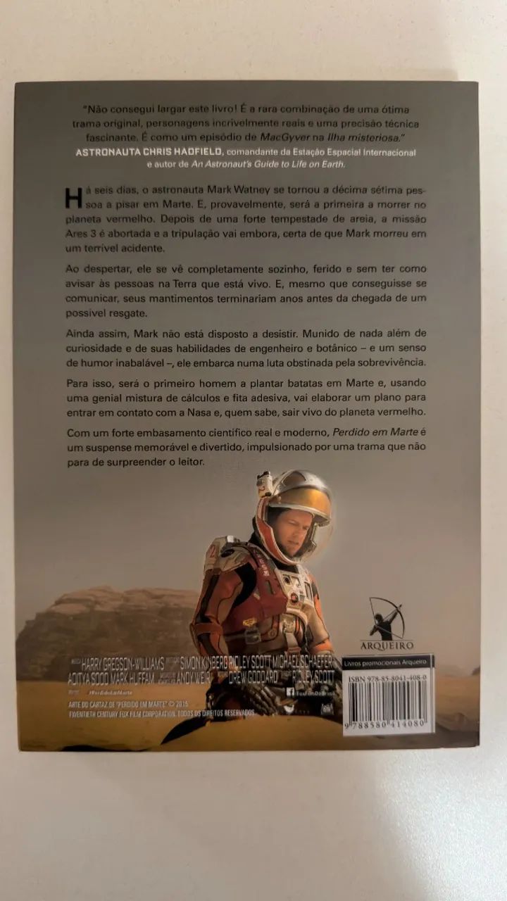 Perdido em Marte - Andy Weir - Foto 2