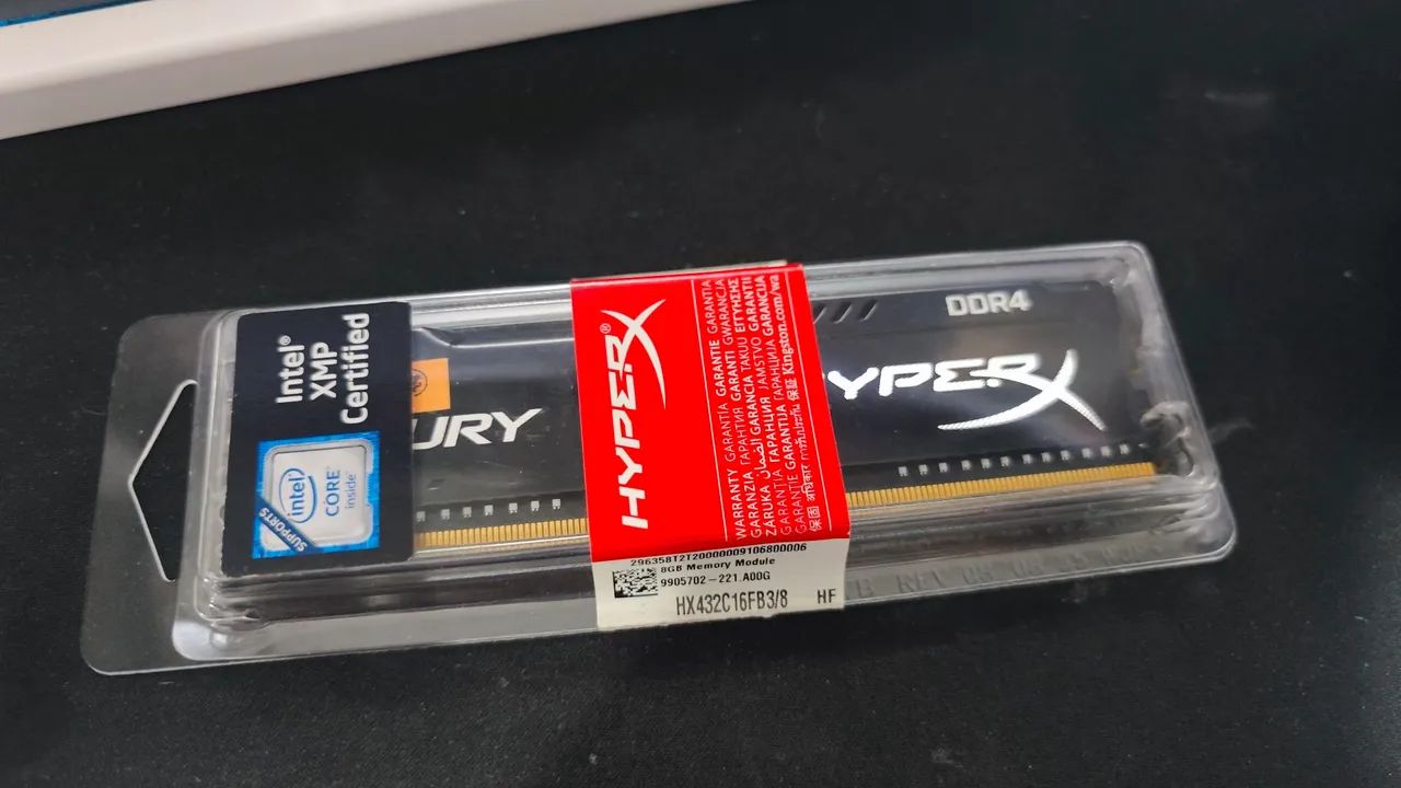 Memória ram Kingston 16gb 2x(8gb) ddr4 xmp - Foto 4