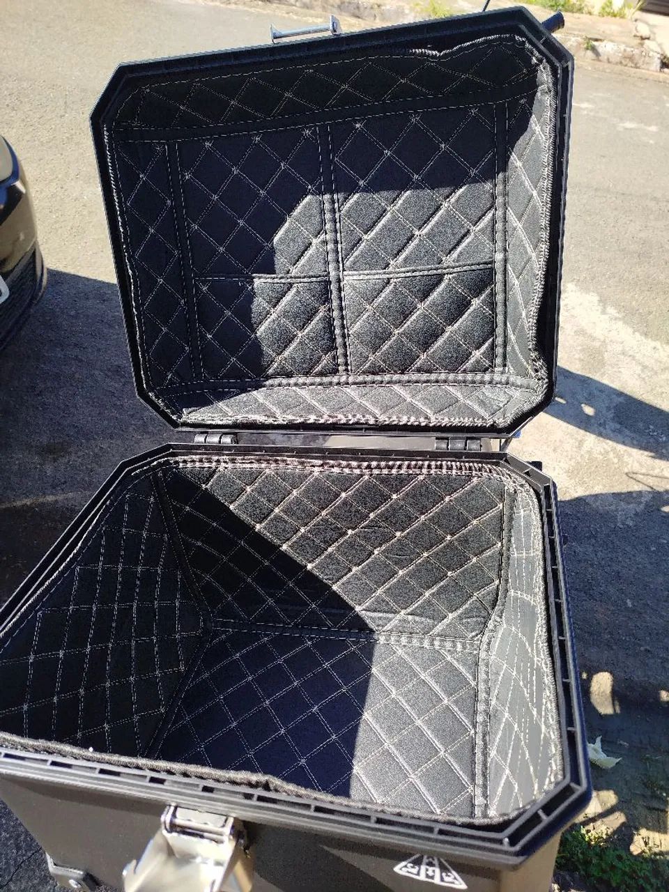 Baú 45 L MOTO ( PLÁSTICO ABS) - Foto 4