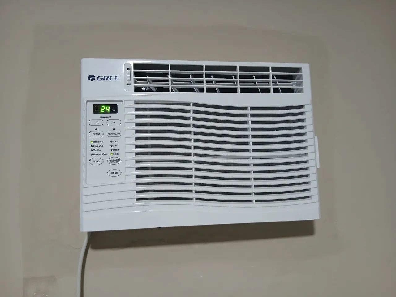 Ar gree janela eletrônico