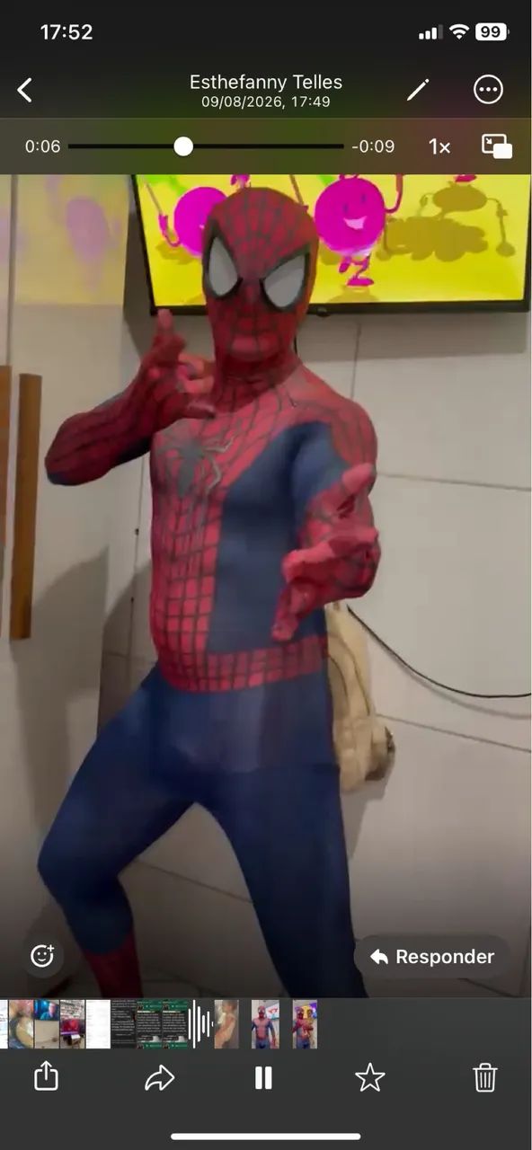 Fantasia homem aranha  - Foto 2