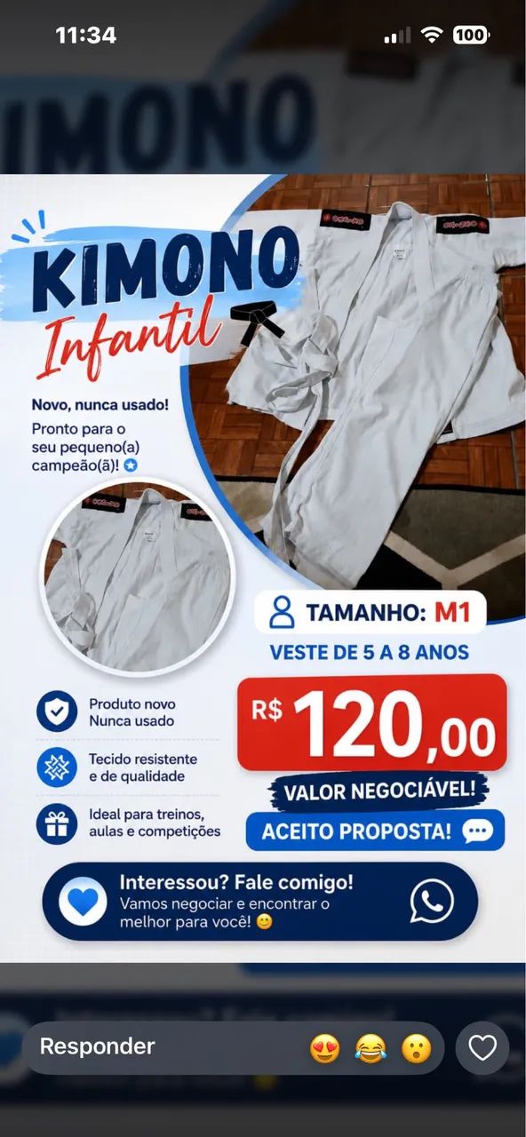 KIMINO INFANTIL 
