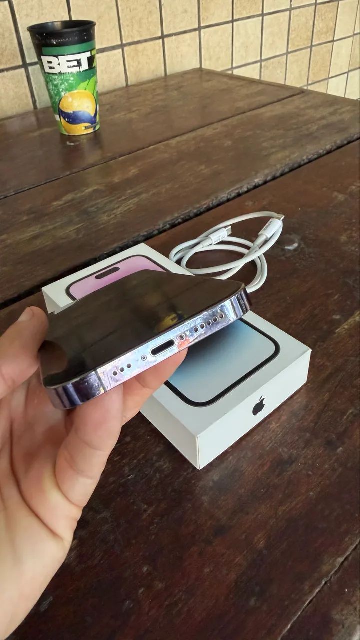 Iphone 14 pro 128gb roxo UNICO DONO - Foto 2