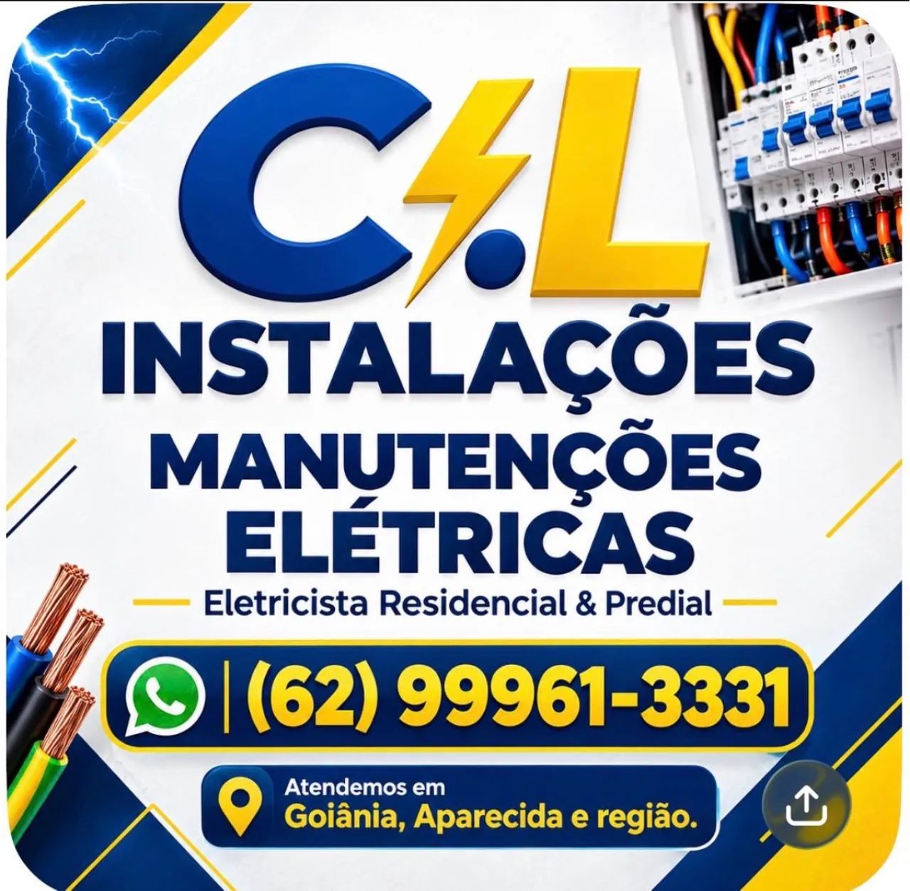 Eletricista residencial e comercial, 