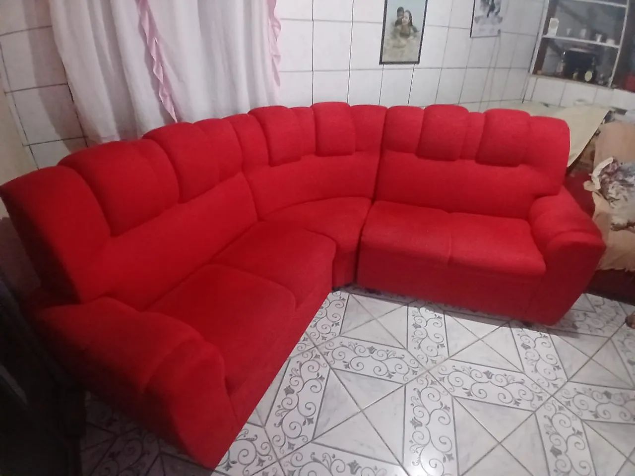 Venda de um sofá L novo