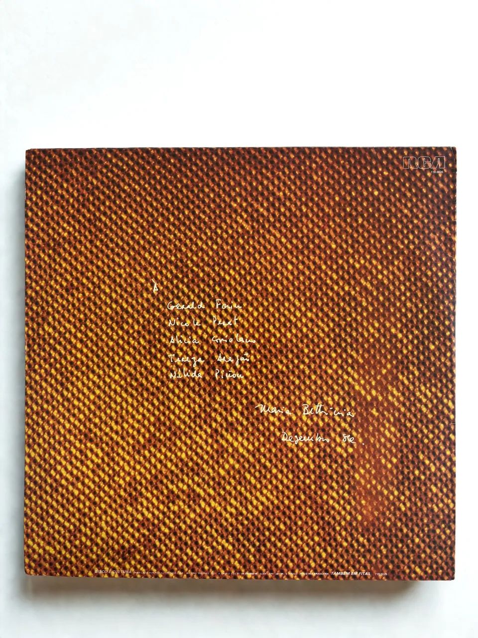Disco de vinil Maria Bethânia - Dezembro (com encarte) - Foto 4