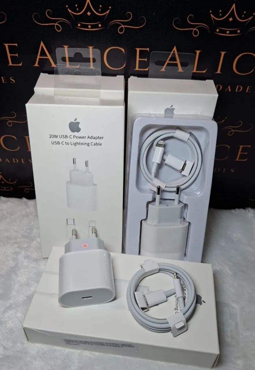 Carregador de iPhone c ligtning 