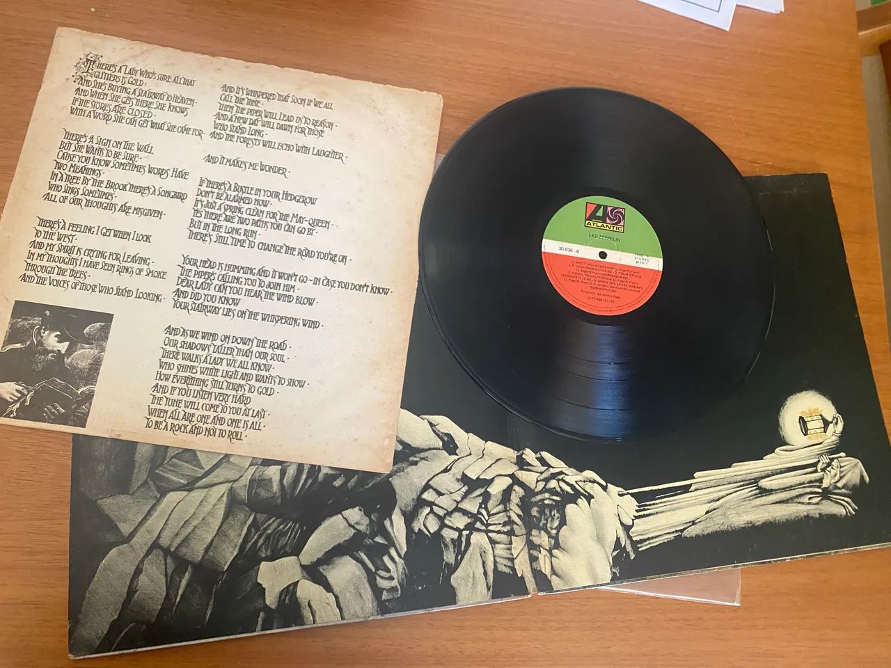 Led Zeppelin - IV (Untitled) - 1970s Brazilian Press - Estado NM