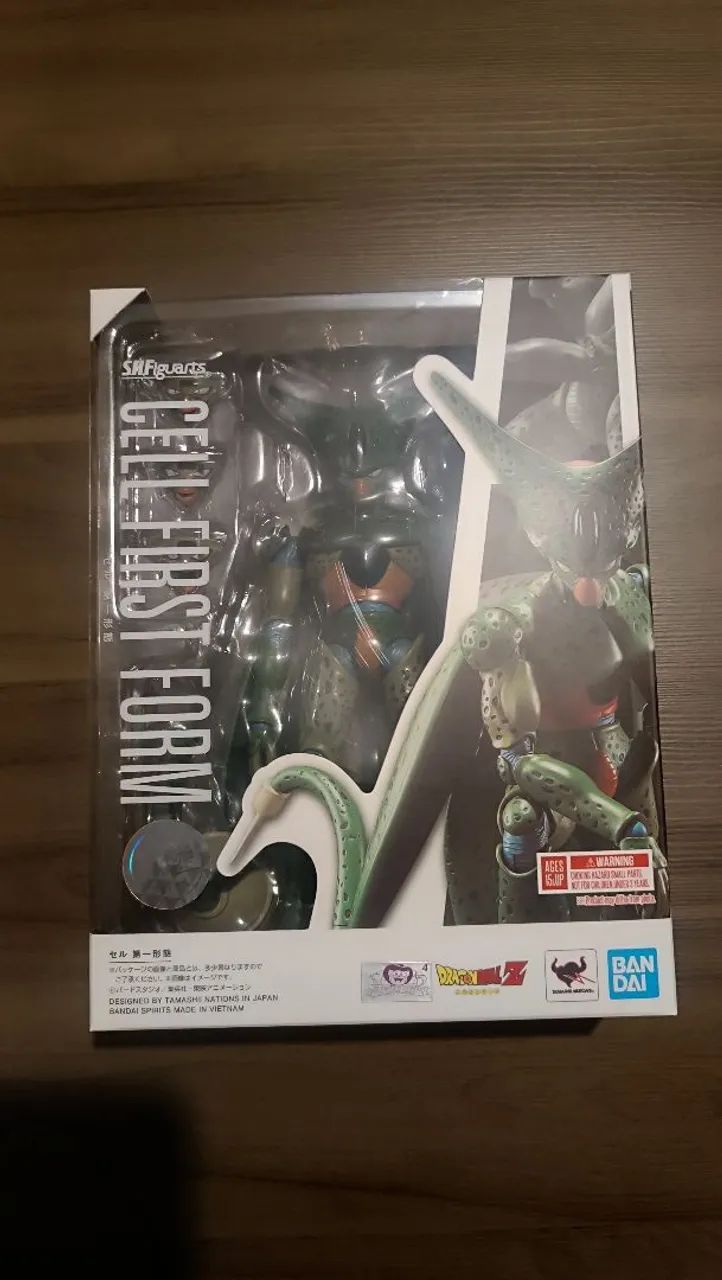 Cell primeira forma SH figuarts Bandai dragon ball z 