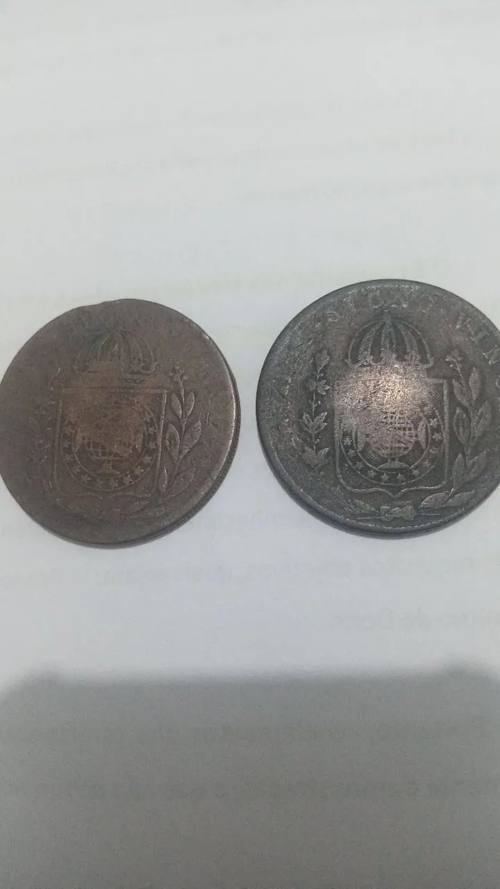 2 Moedas 40 réis (patacão) - Foto 3