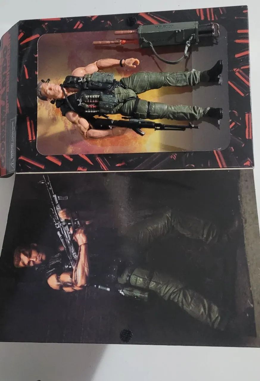Boneco John Matrix Commando Neca action figure soldado - Hobbies e