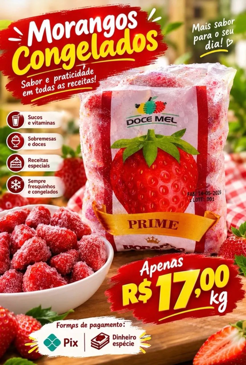 Morango Congelado