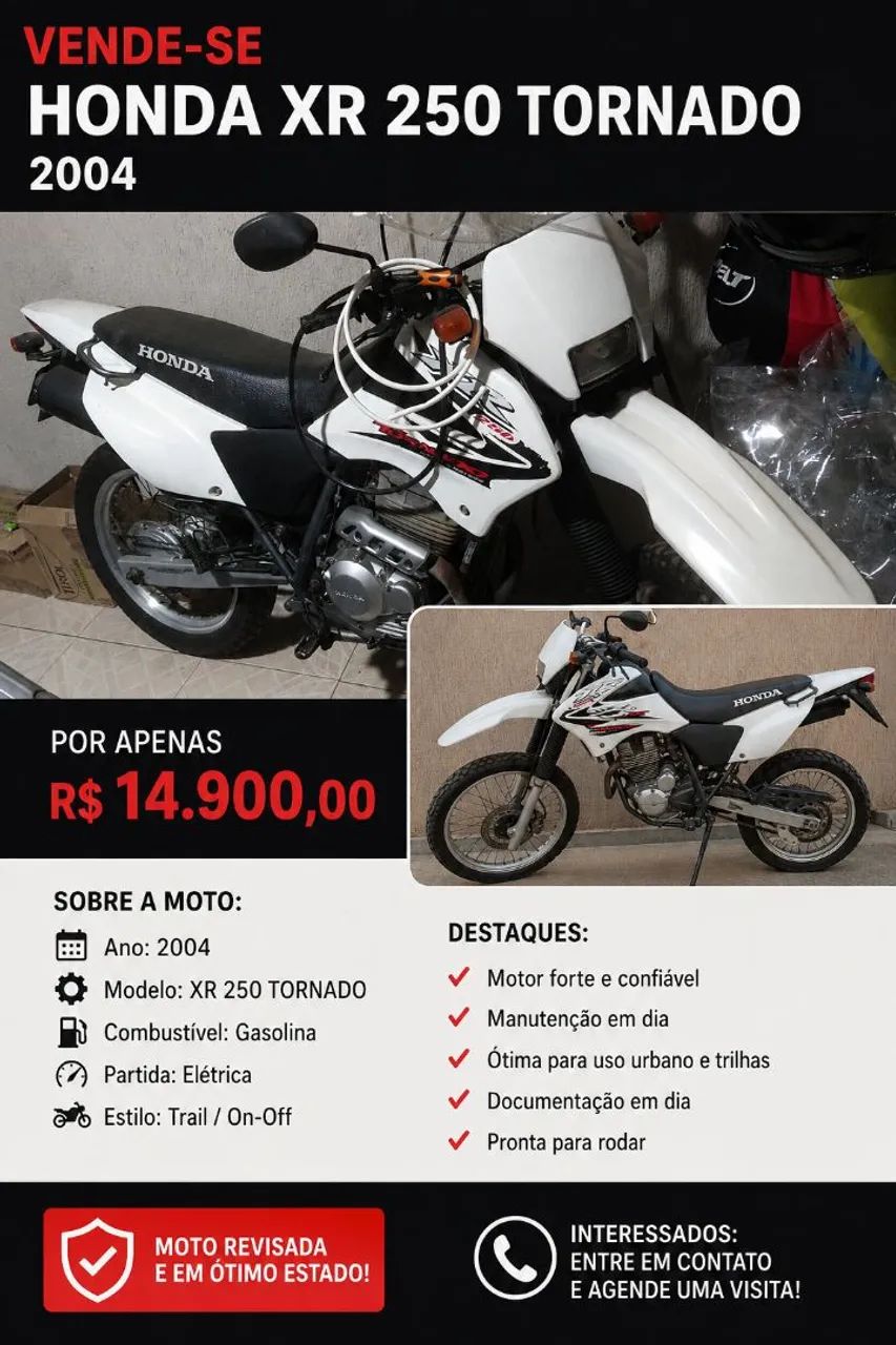 XR 250 Tornado  - Foto 2