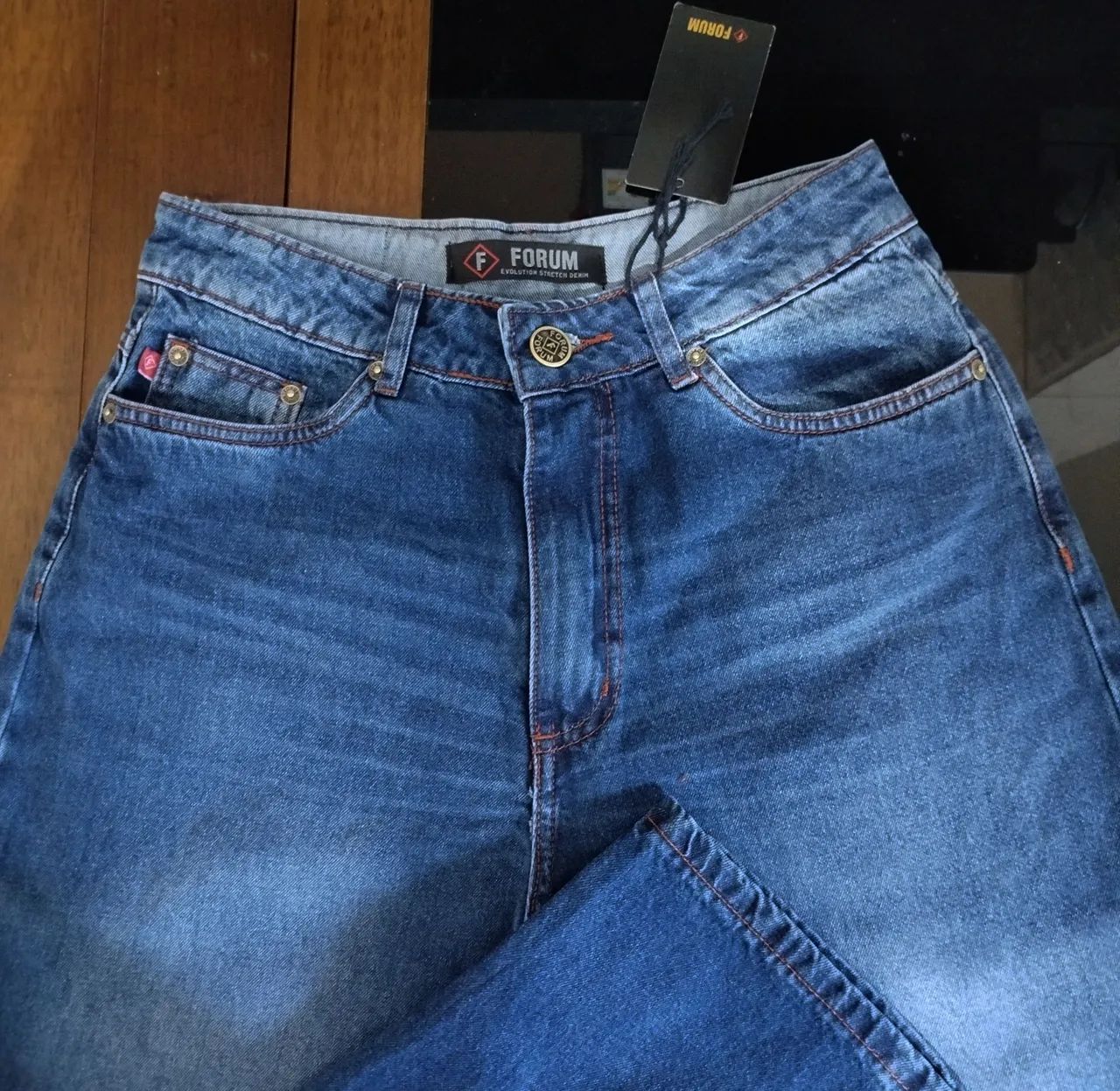Calça Wide Leg Fórum sem elastano Tam 40 - Foto 3